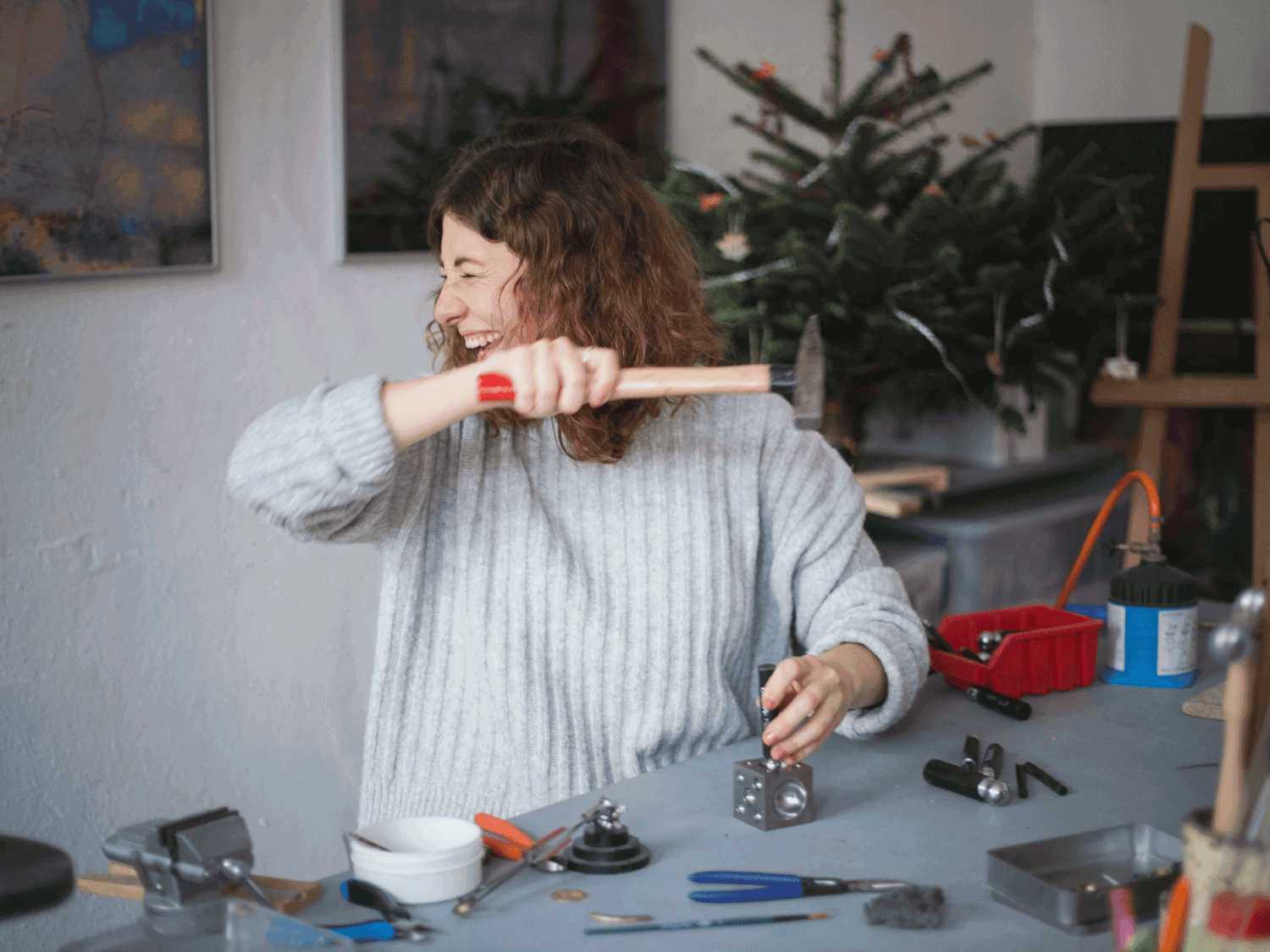 True Creativity: Mareen von Mijita Schmuckhandwerk, True Crime - True Creativity Interview, kreative interessante Menschen kennenlernen, Schmuck selbermachen, Berlin, Ringe selber schmieden