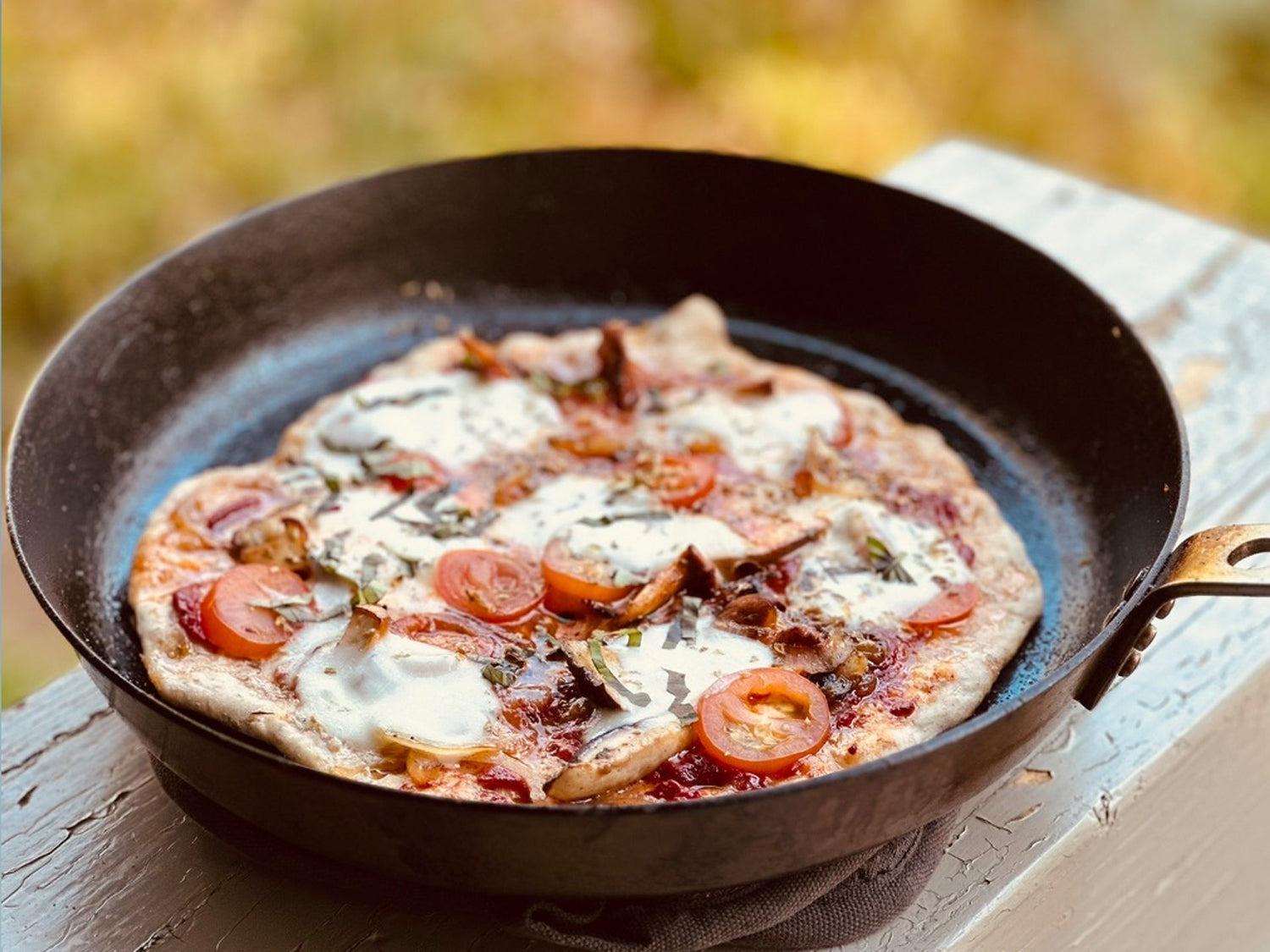 Rezept: 3-Minuten-Pizza aus der Pfanne