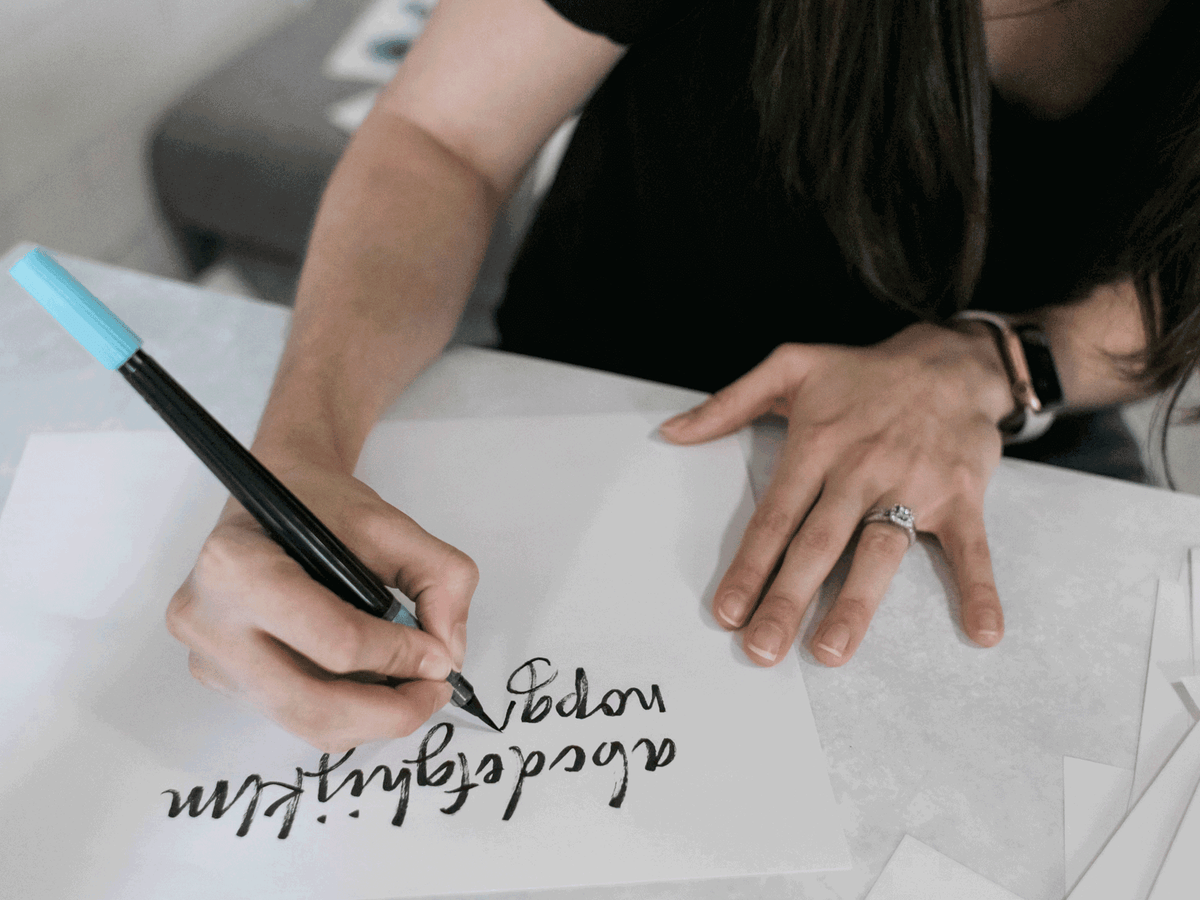 DIY-Anleitung & Workshop: Hand-Lettering lernen