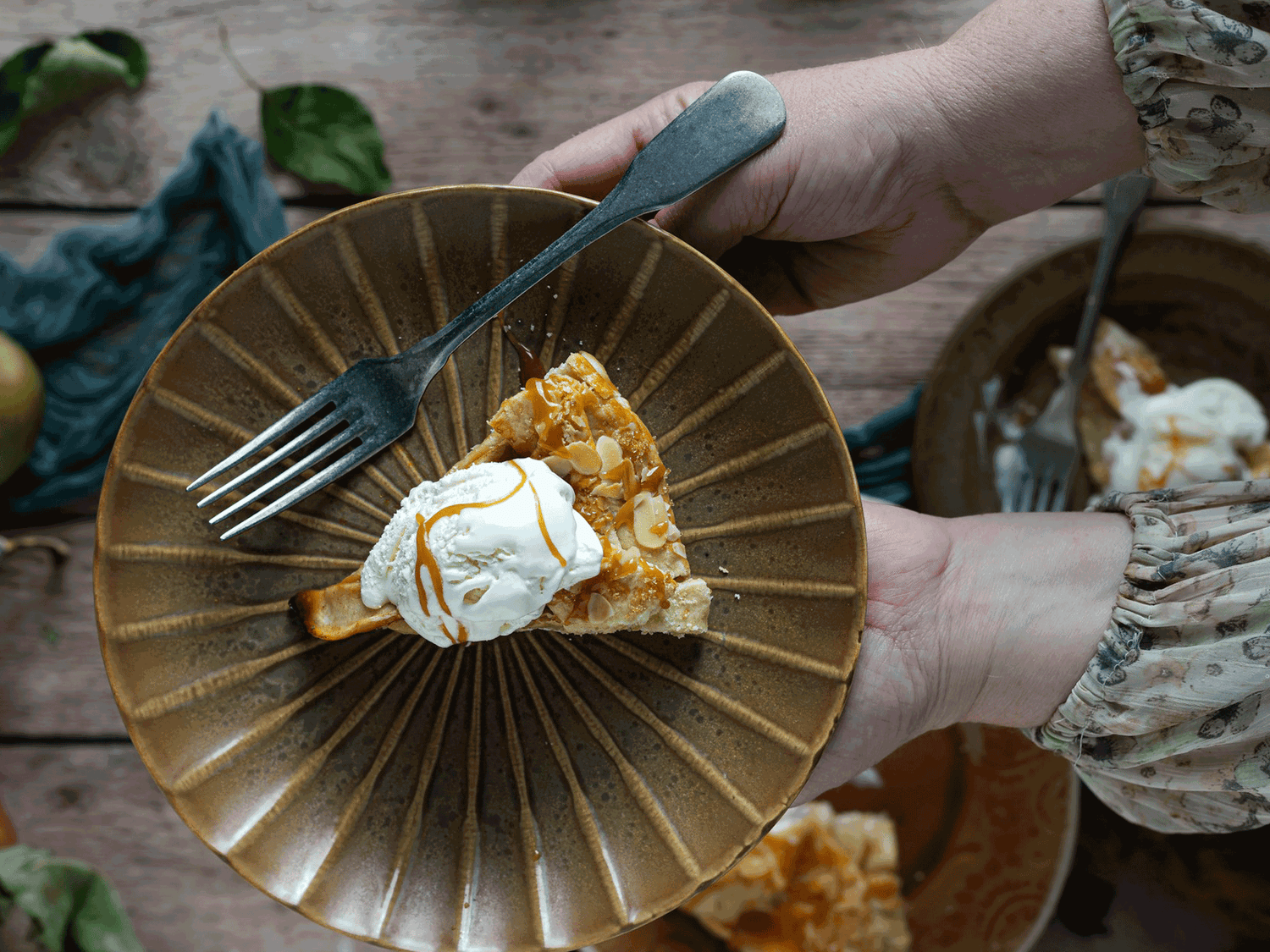 Rezept: Apfelkuchen mit knuspriger Mandelkruste